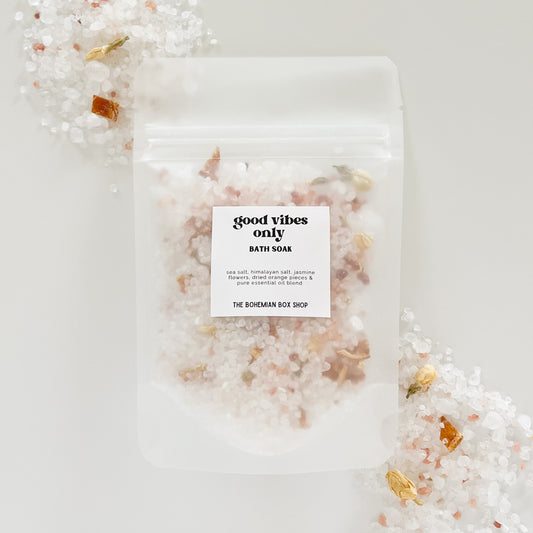 Good Vibes Only Bath Soak Packet - 2oz or 4oz Size