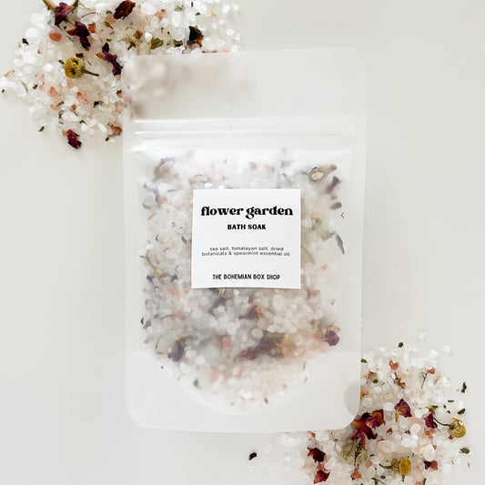 Flower Garden Bath Soak Packet - 2oz or 4oz Size