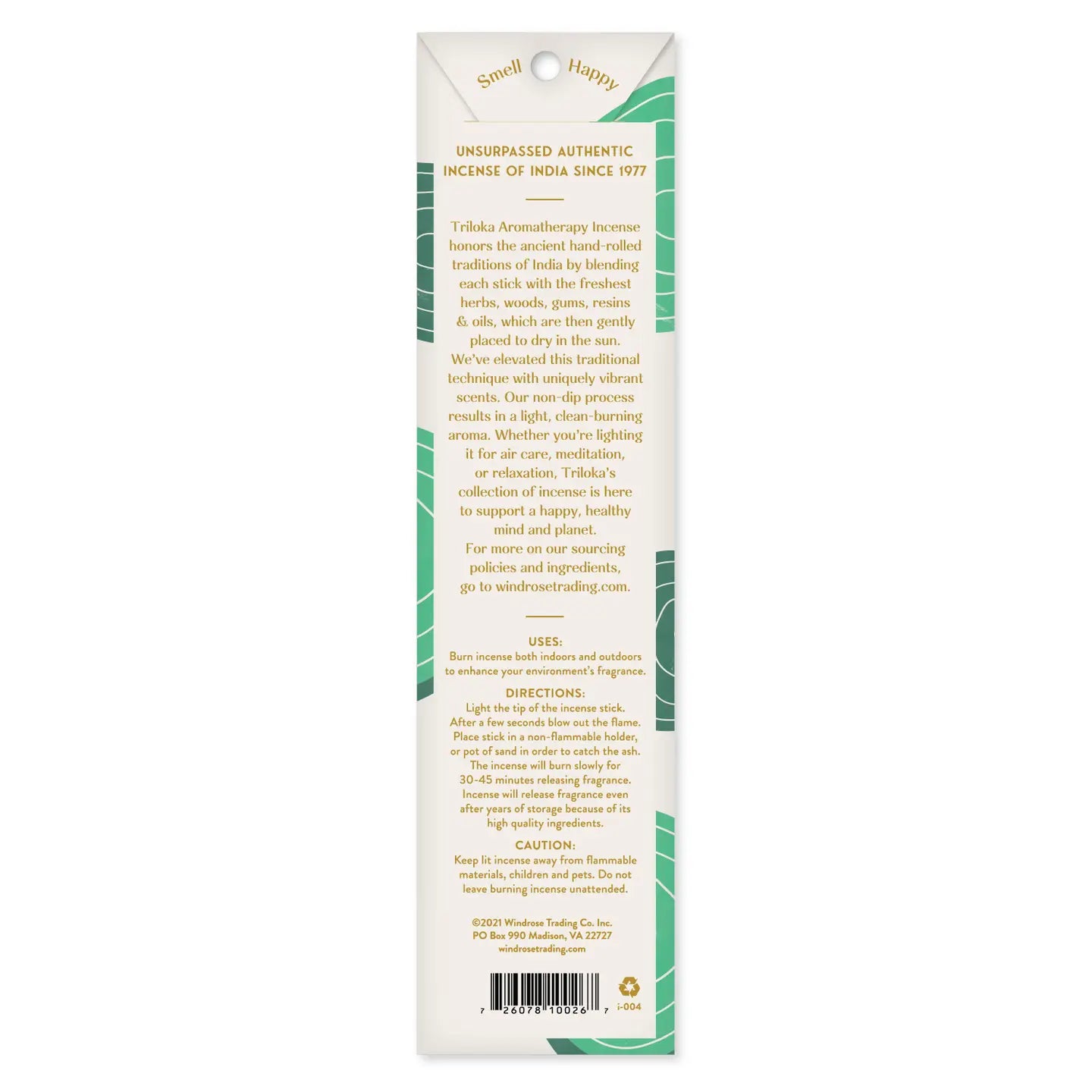 Triloka Enchanted Forest Incense - Agarwood Aroma with Citrus and Floral Notes