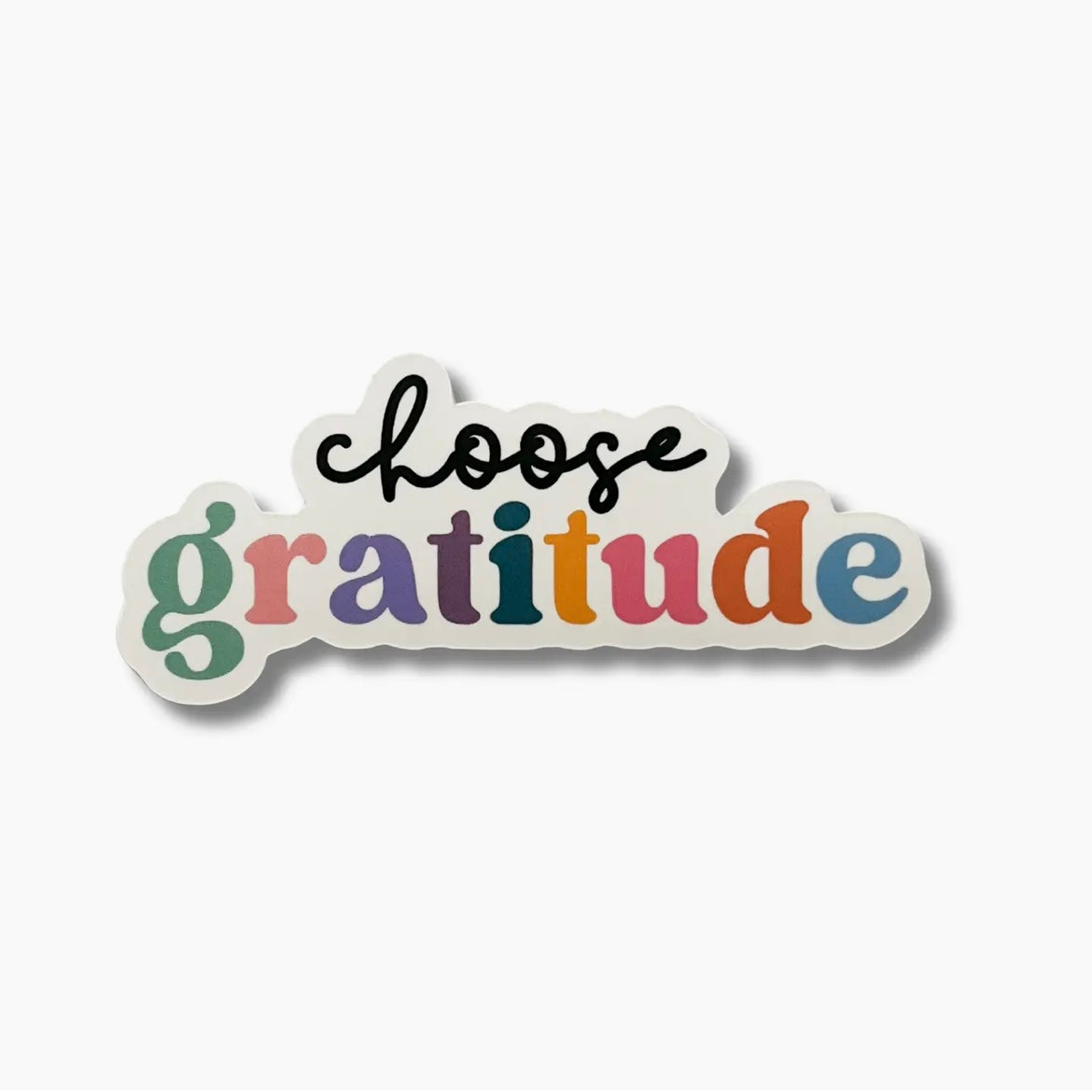 Choose gratitude sticker 