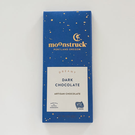 Moonstruck Dark Chocolate Bar / Dreamy Artisan Dark Choclate Bar